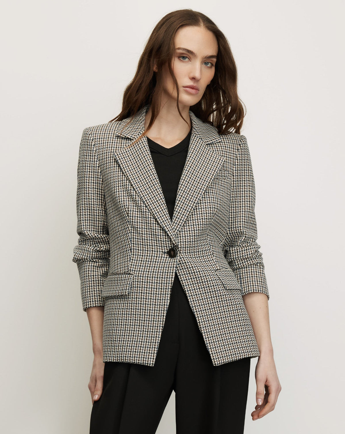 Healy Houndstooth Dickey Jacket