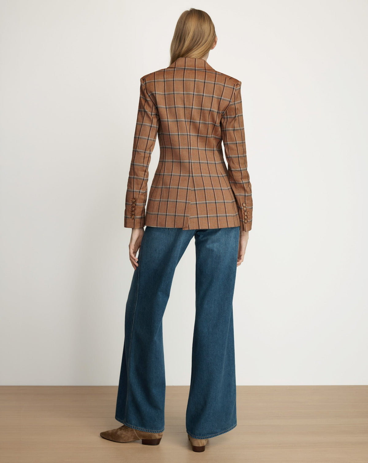 Rickie Plaid Dickey Jacket