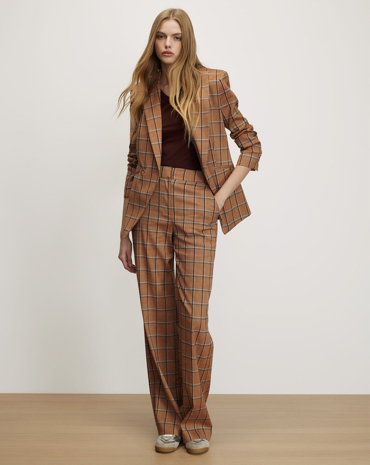 Rickie Plaid Dickey Jacket