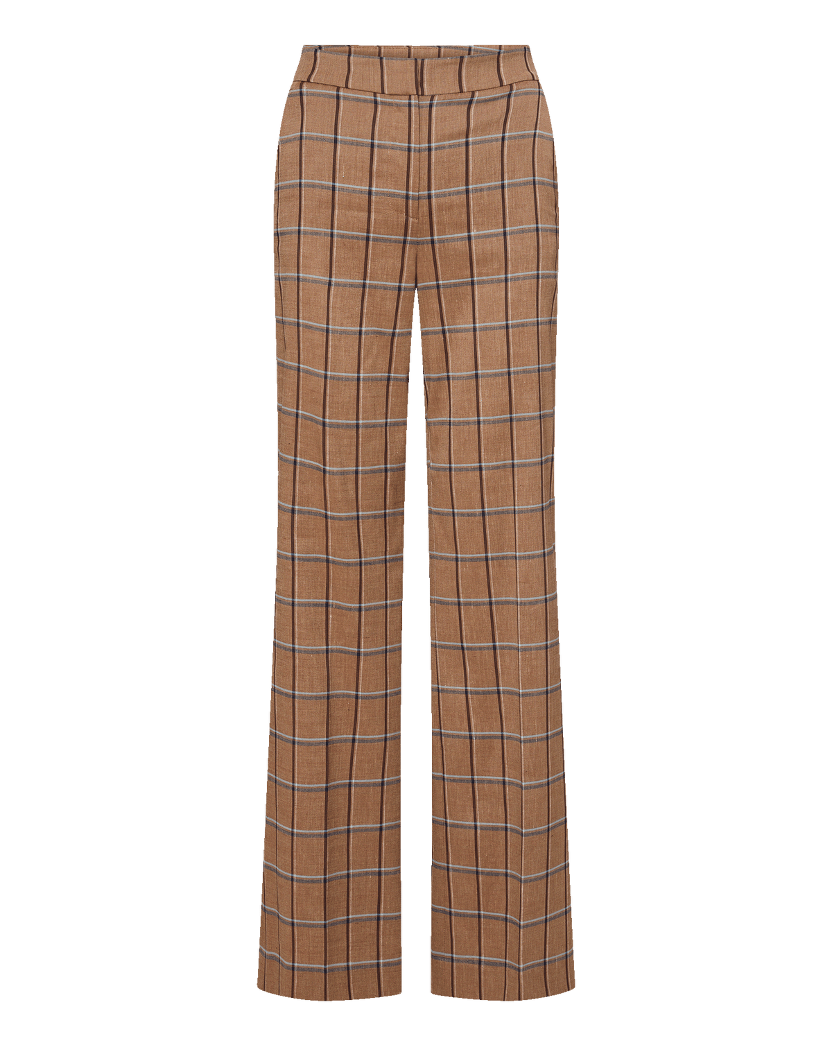 Tonelli Plaid Wide-Leg Pant