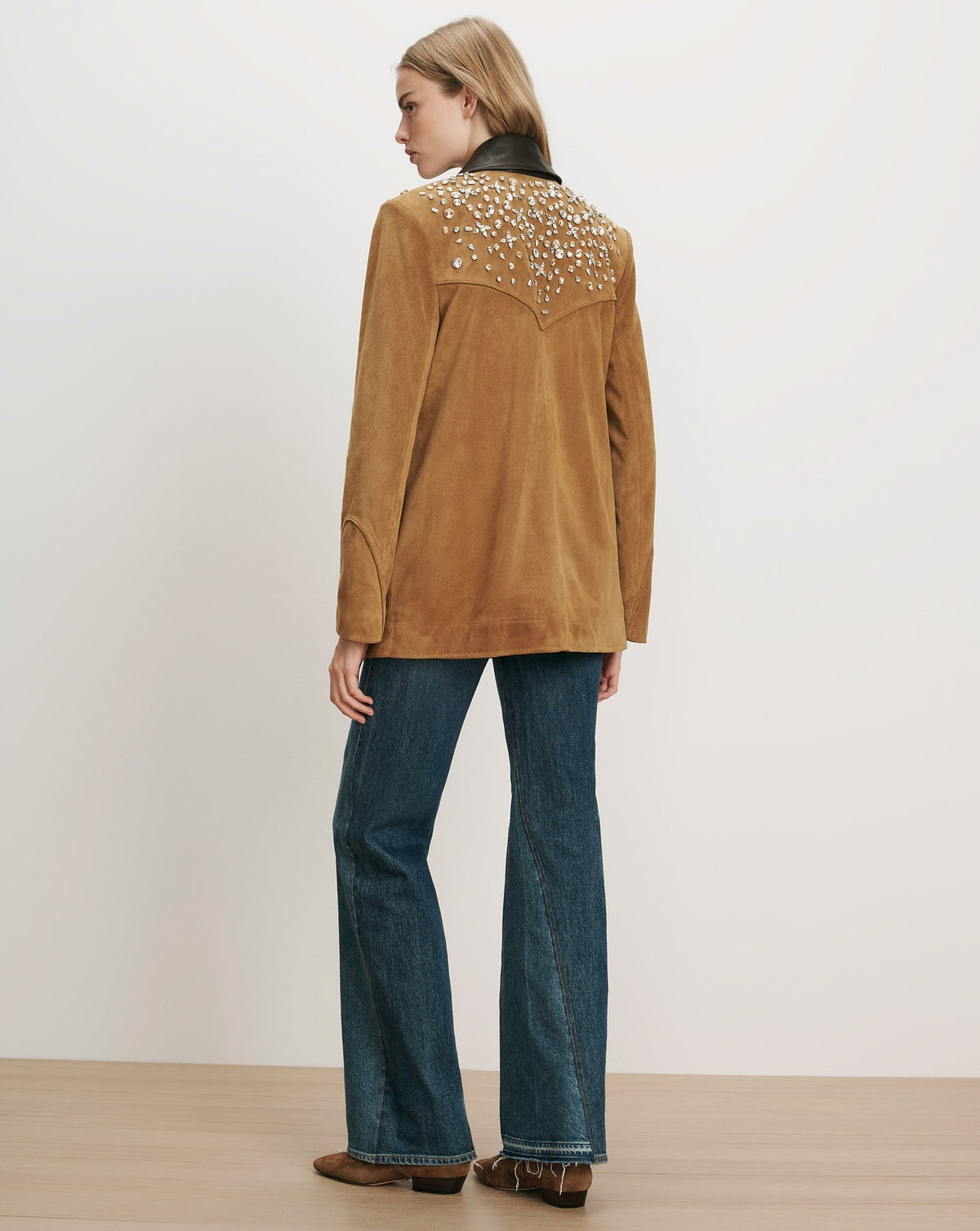 Shannon Suede Embellished Jacket