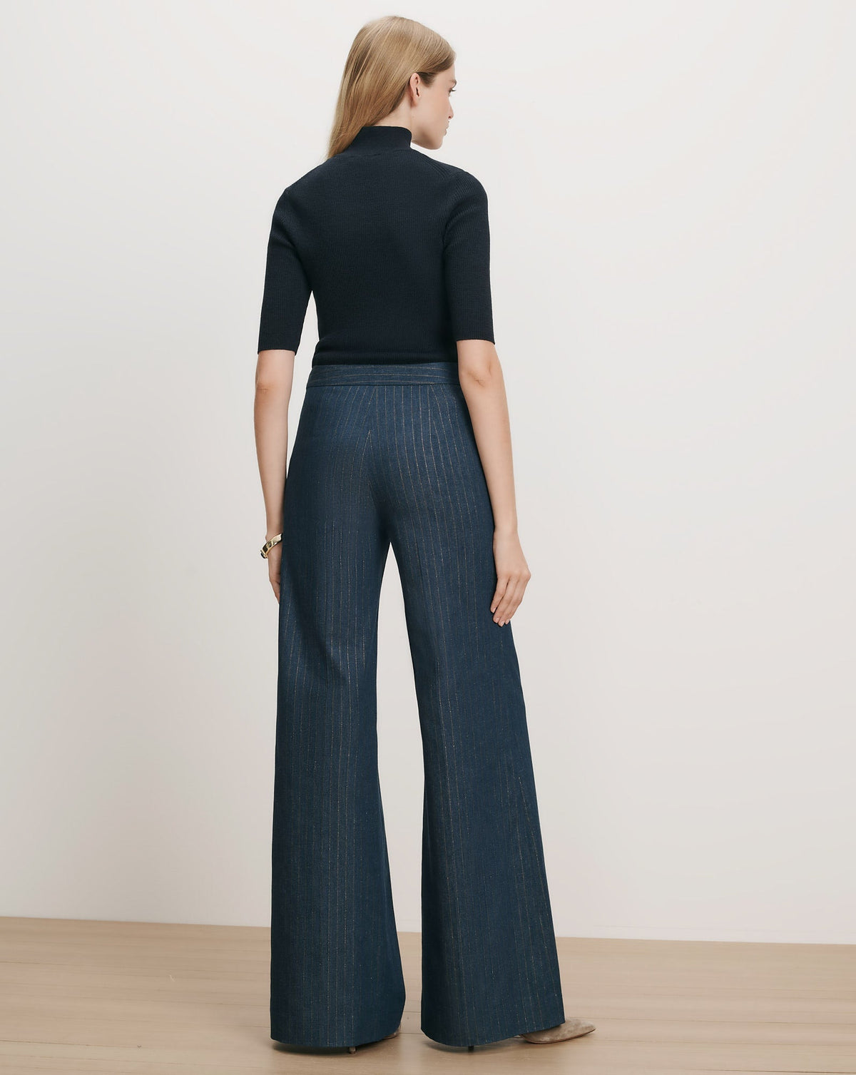 Ledger Wide-Leg Denim Pant