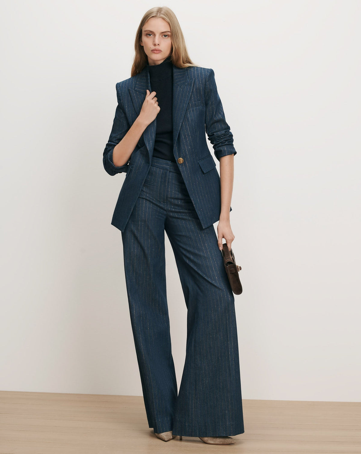 Ledger Wide-Leg Denim Pant
