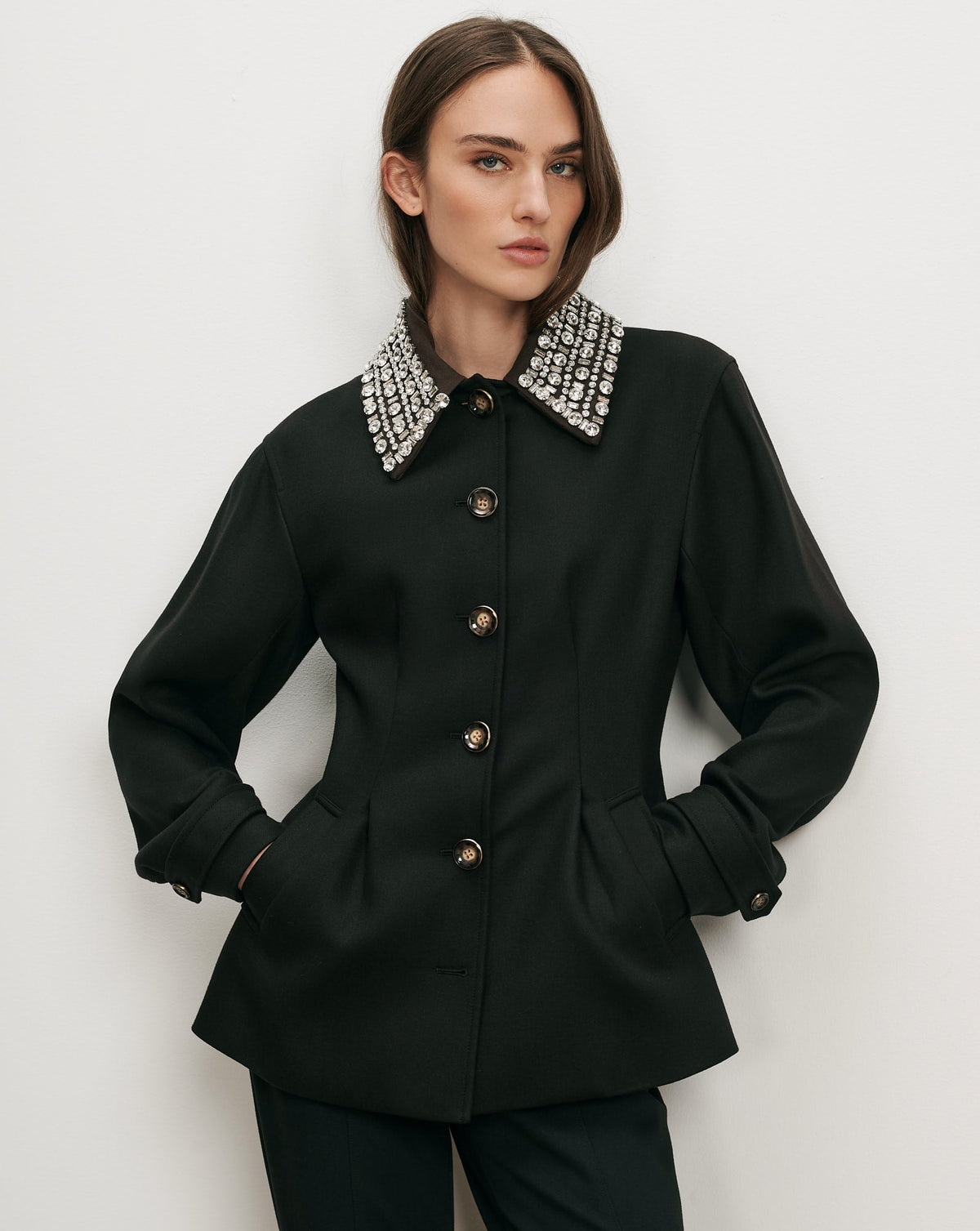 Crystal Embellished Collar