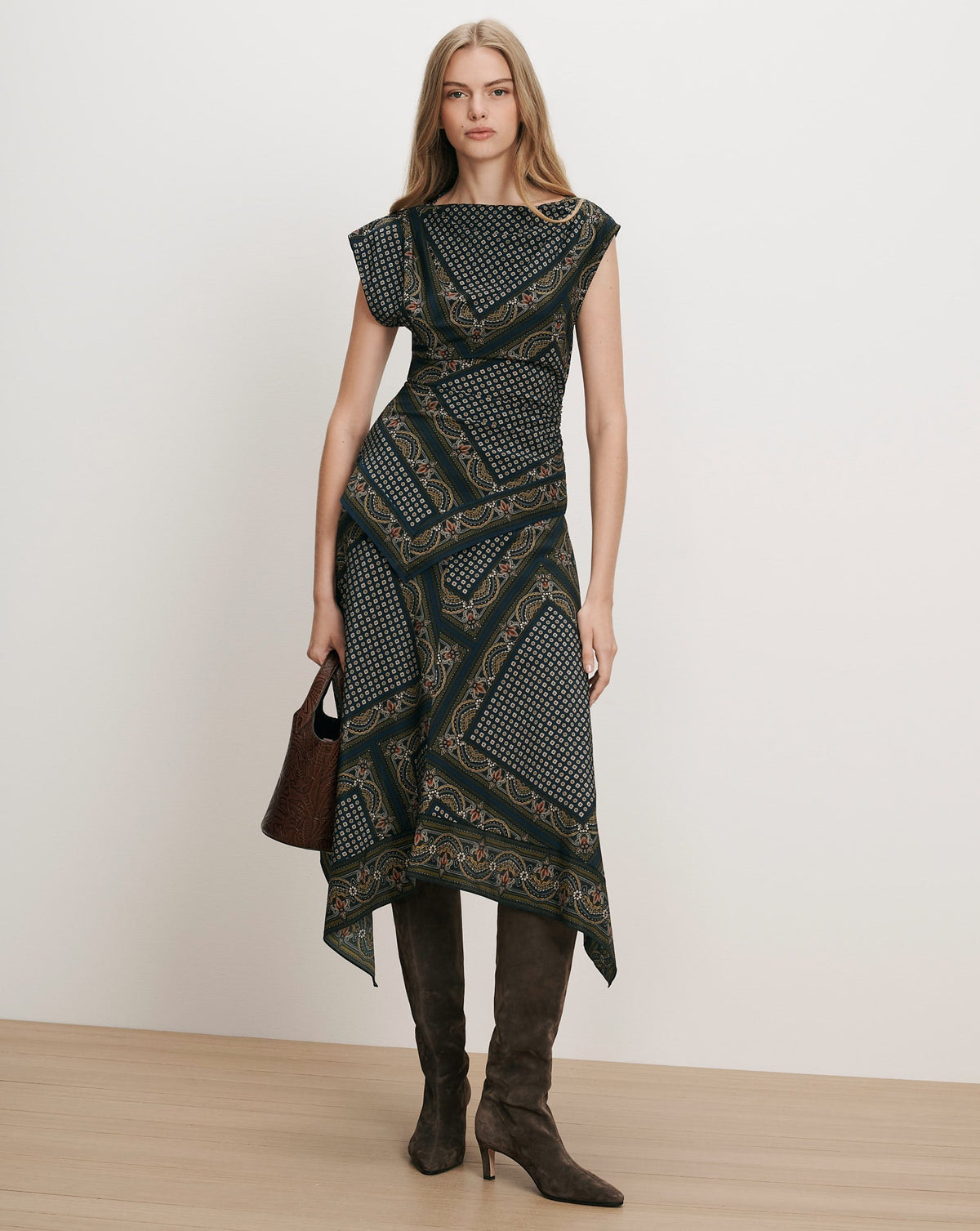 Yvonne Asymmetric Scarf Top
