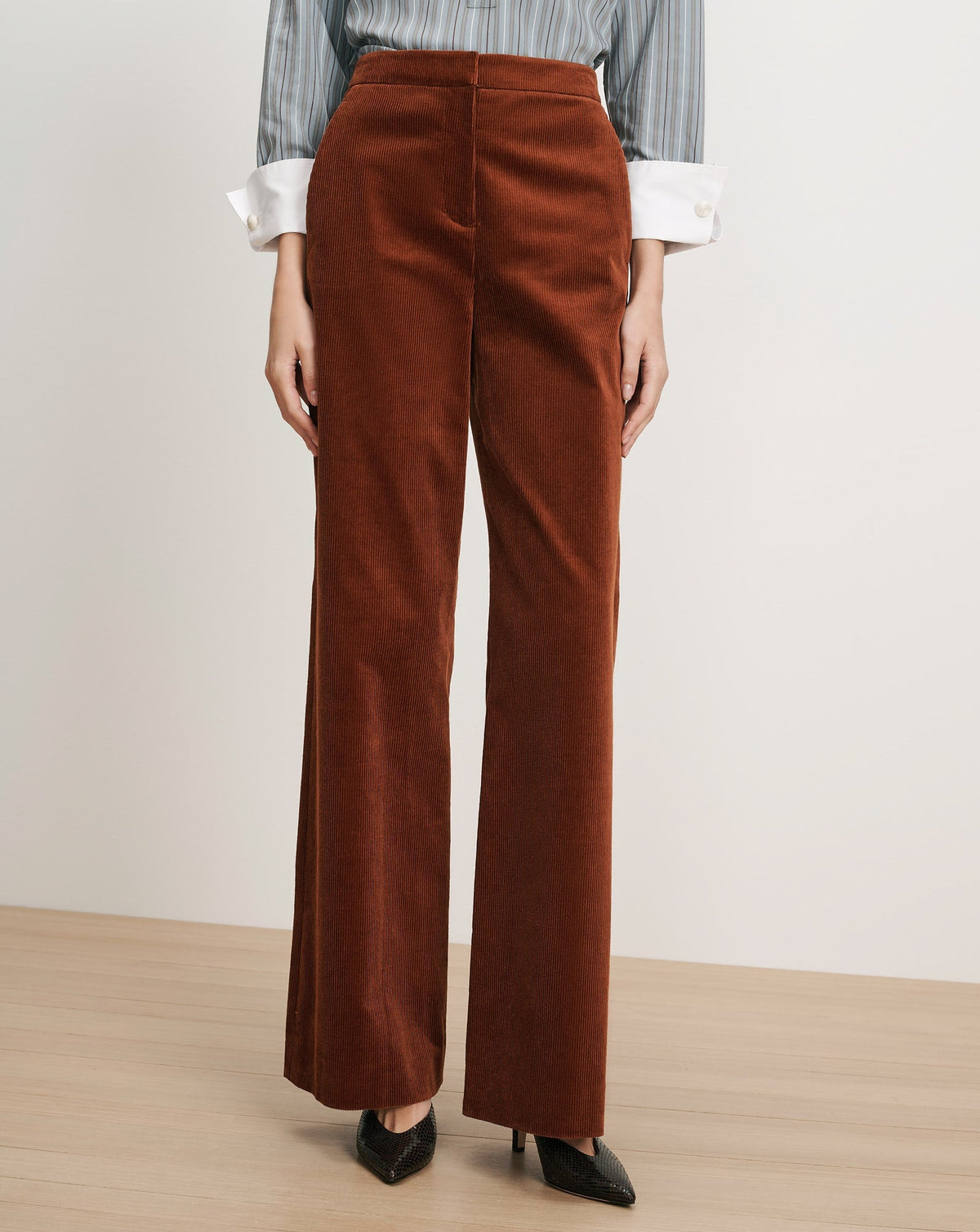 Holt Corduroy Wide-Leg Pant