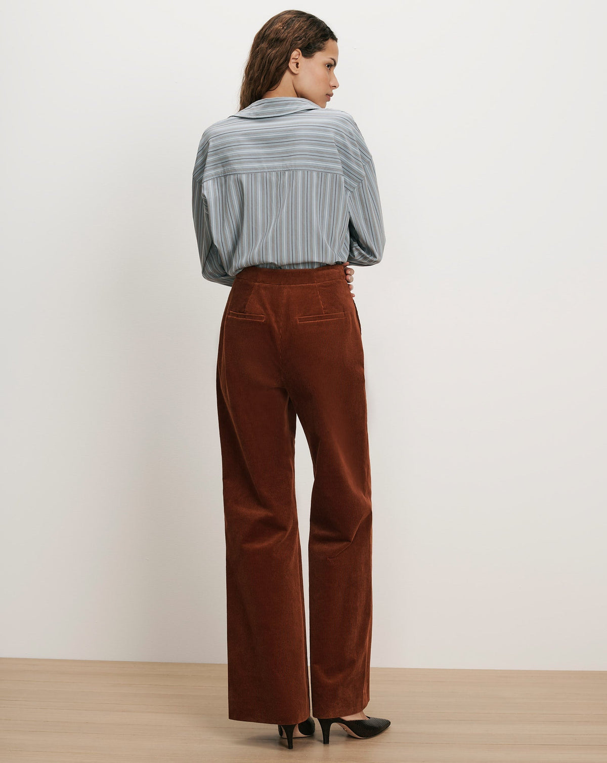 Holt Corduroy Wide-Leg Pant