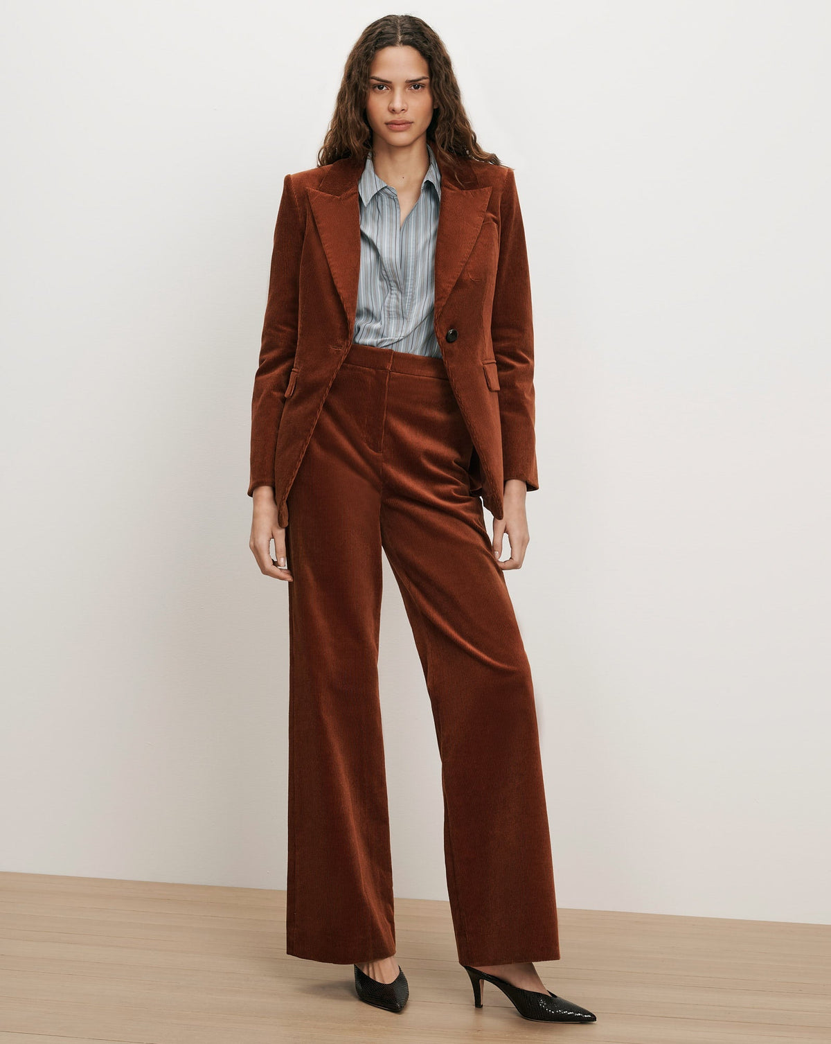 Holt Corduroy Wide-Leg Pant