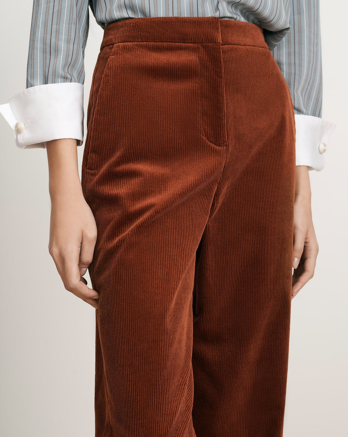Holt Corduroy Wide-Leg Pant