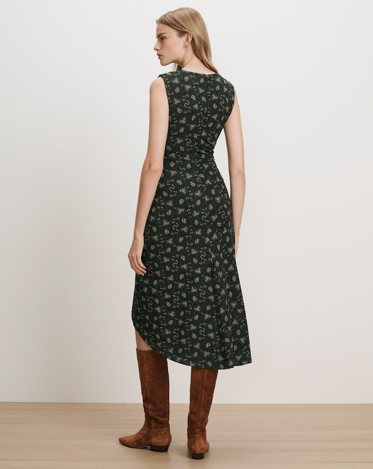 Theodora Sleeveless Midi Dress