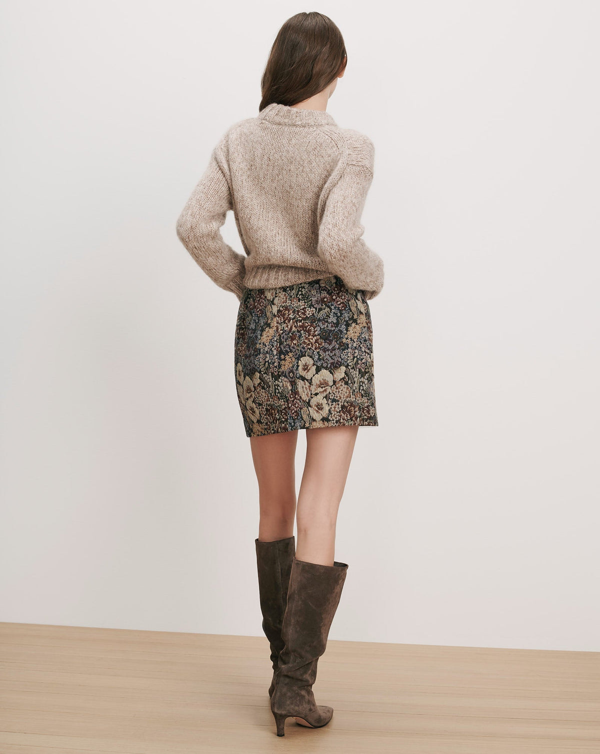 Ohemia Brocade Mini Skirt