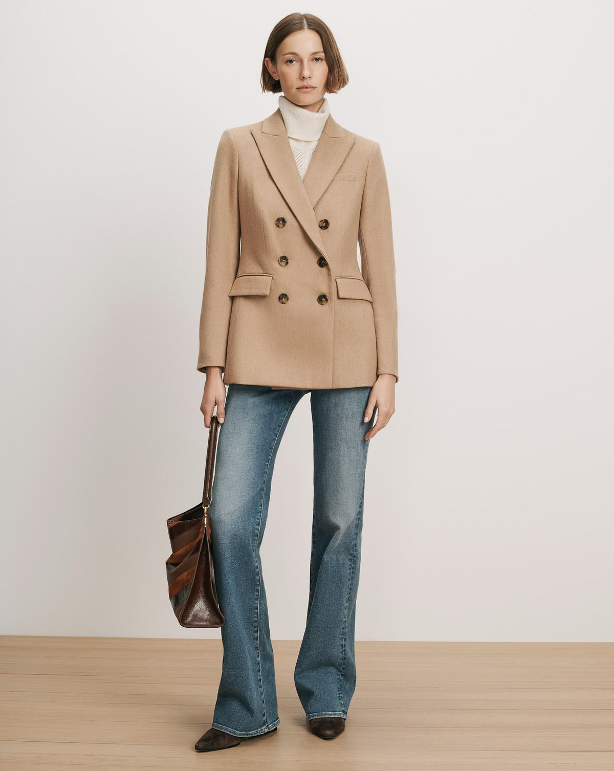 Ellette Camel Hair Dickey Jacket