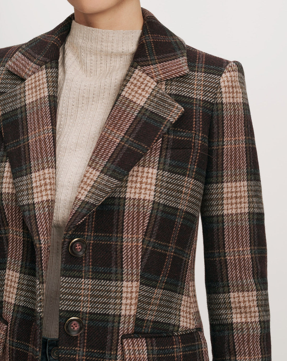Cloverfield Plaid Dickey Jacket