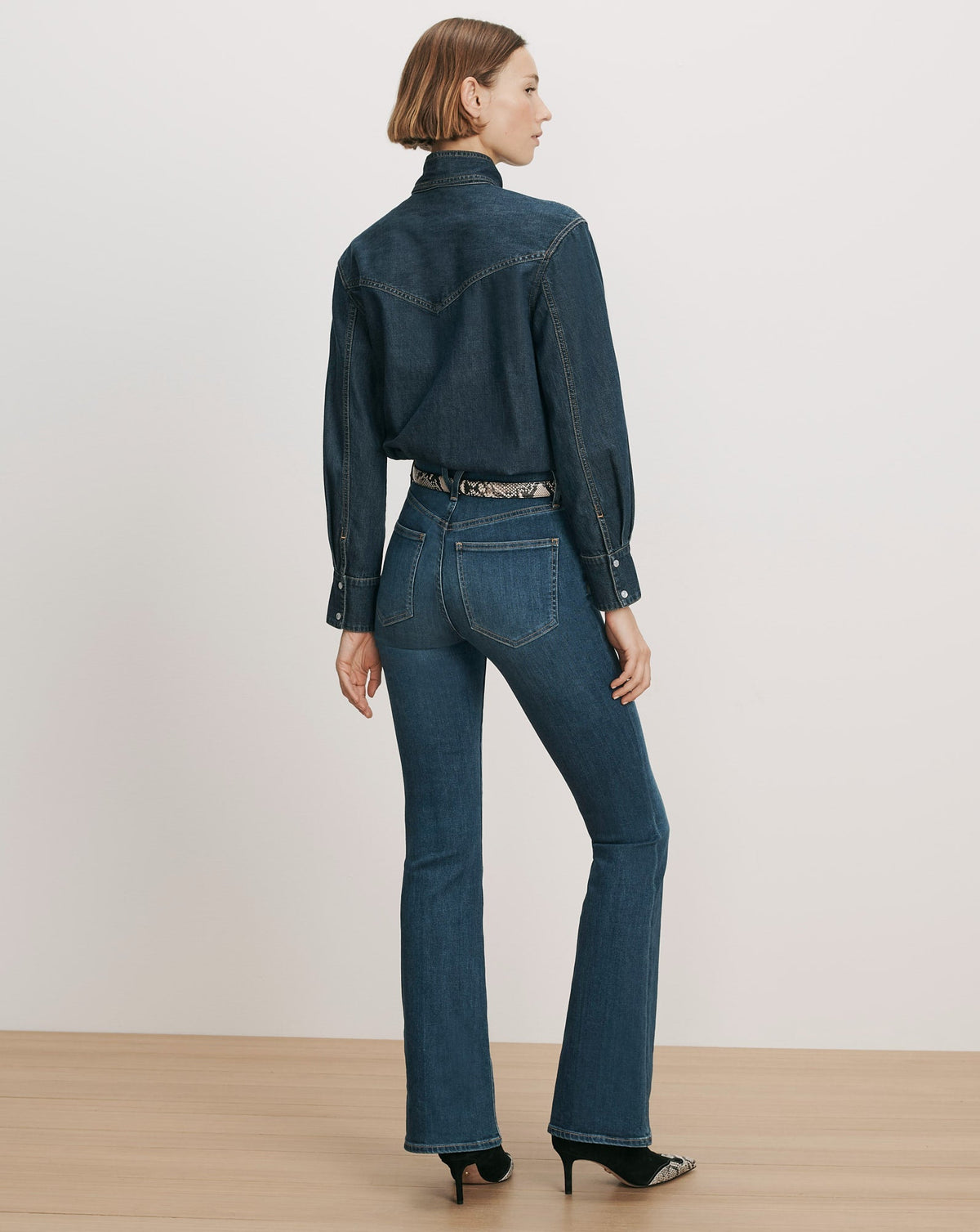 Genetta Chambray Button-Down Shirt