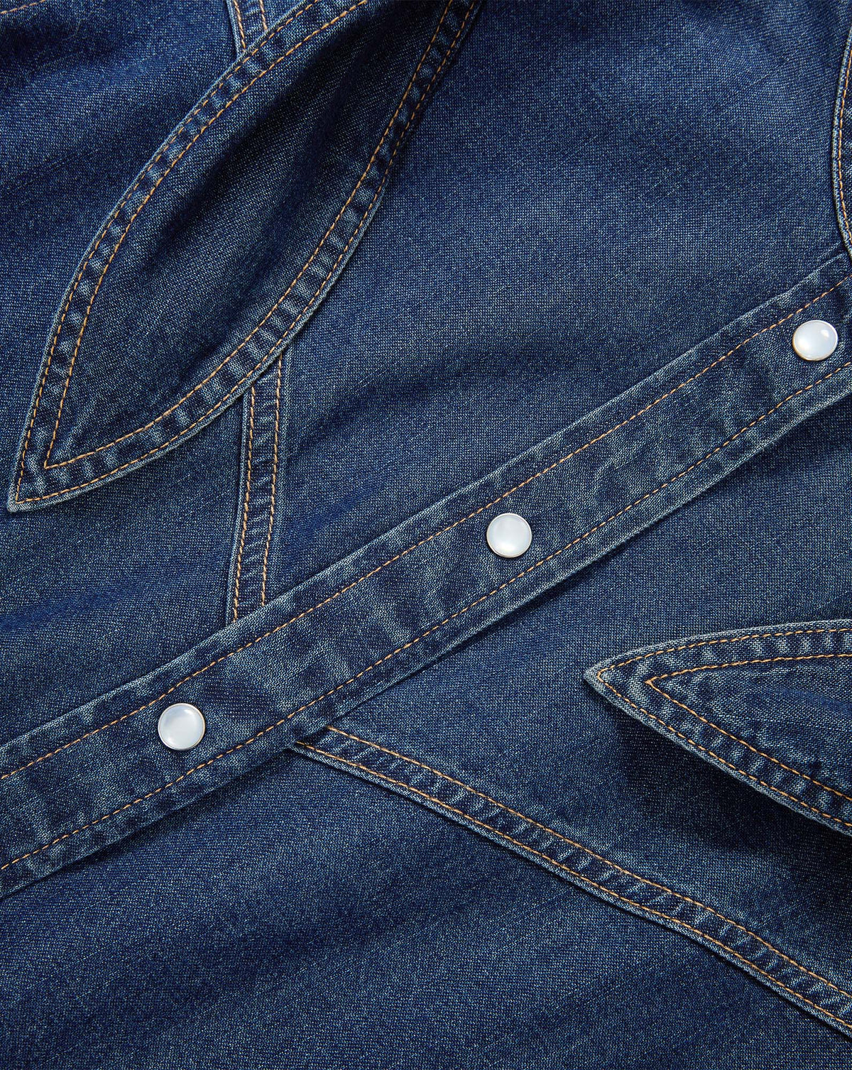 Genetta Chambray Button-Down Shirt
