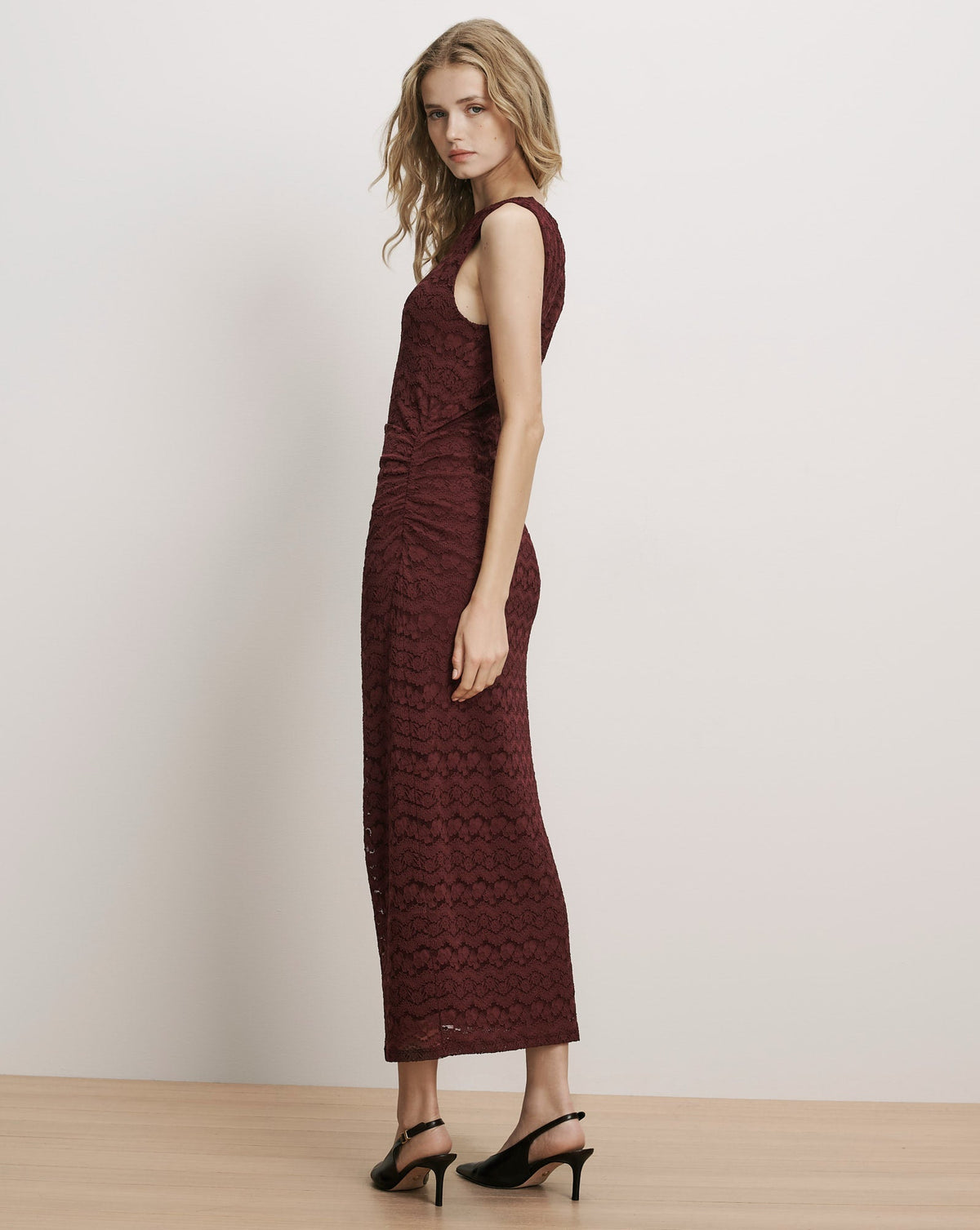 Charissa Lace Midi Dress