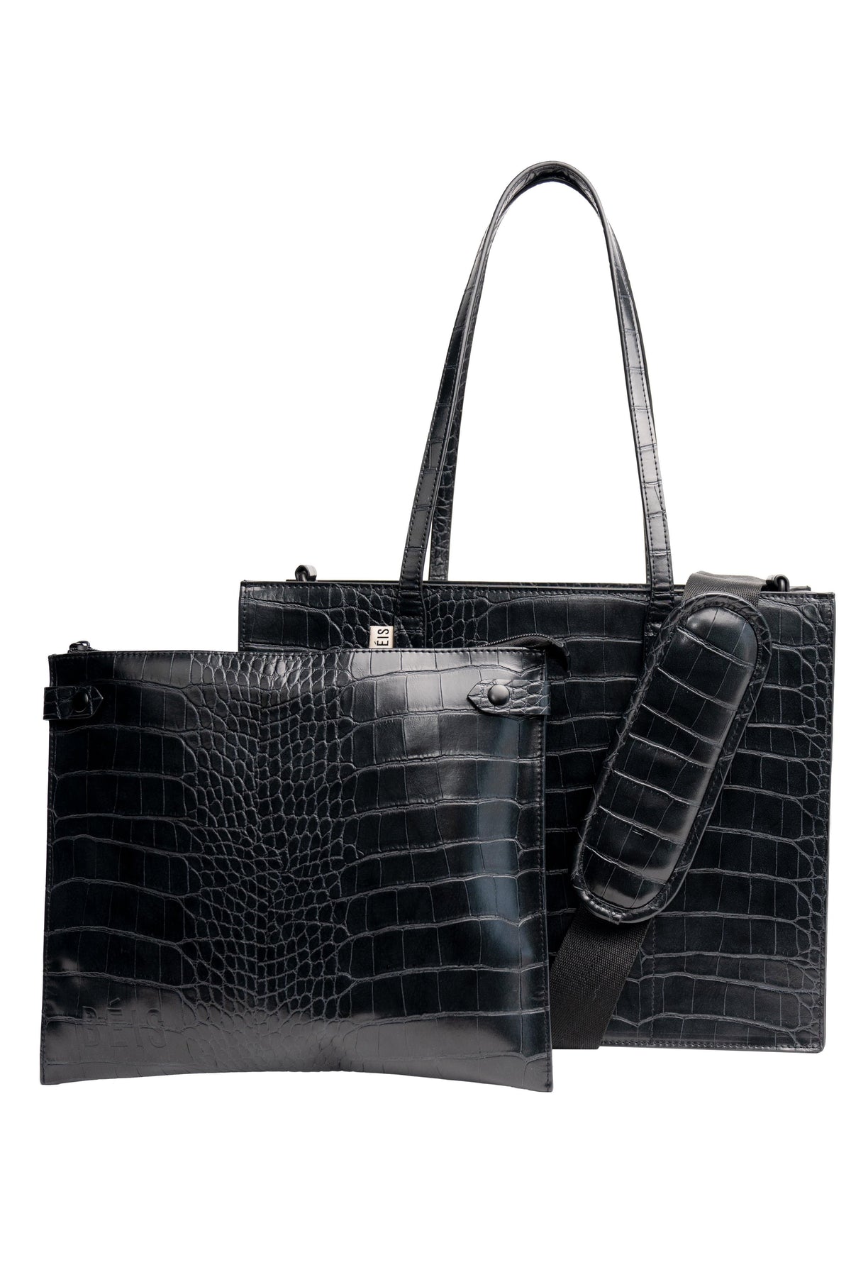 Resale The Work Tote in Black Croc