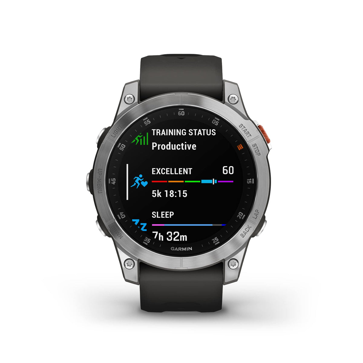 Garmin - epix (Gen 2) GPS Smartwatch 47mm Fiber-reinforced polymer - Steel - 010-02582-00