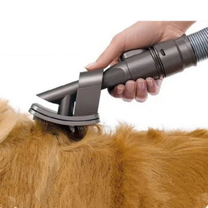 2-in-1 Pet Grooming Vacuum Brush Attachment