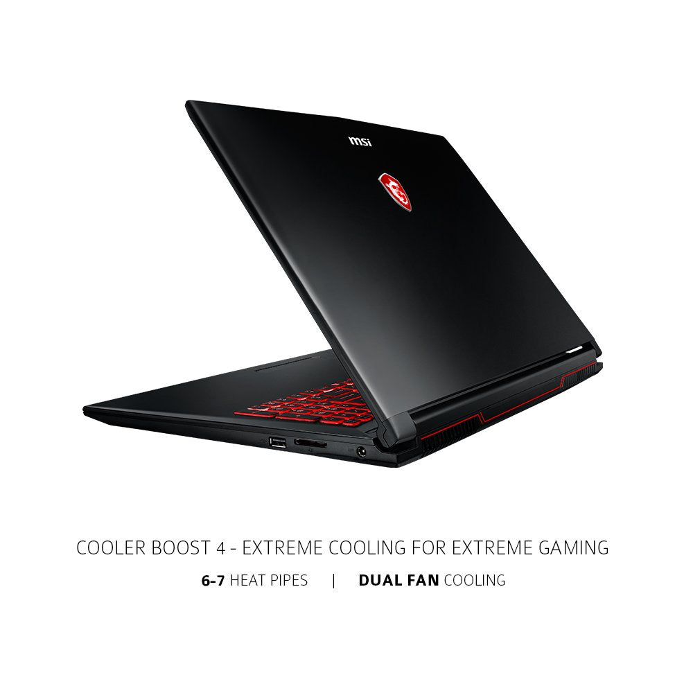 MSI 17.3" Gaming Laptop - i7-7700HQ - GeForce GTX 1050 - 8GB DDR4 - 128GB SSD+1TB HDD (GL72M 7RDX-800)