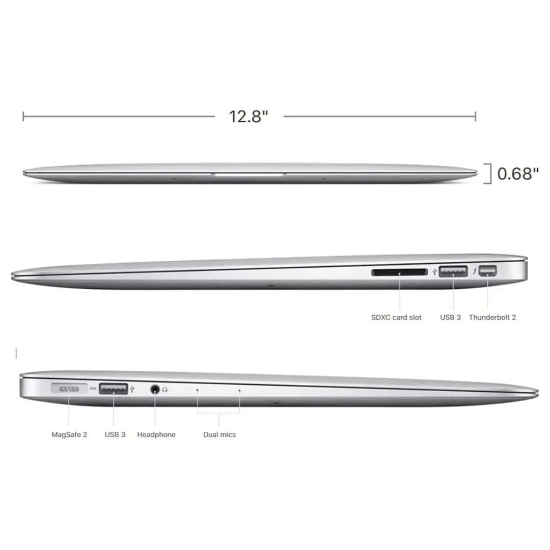 Apple MacBook Air 13" - Intel Core i5 - 8GB RAM - 256GB SSD (2017) - Silver - MQD42LL/A