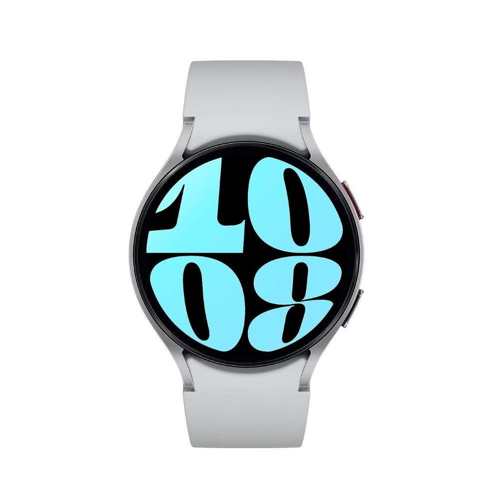 Samsung Galaxy Watch 6 44mm LTE - Silver Aluminum with Silver Sports Band - SM-R945UZSAXAA