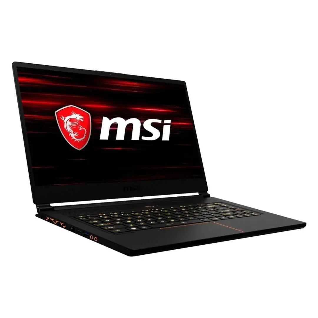MSI - 15.6" Gaming Laptop - Intel Core i7-8750H - 16GB RAM - NVIDIA GeForce GTX 1070 - 512GB SSD - Matte Black With Gold Diamond Cut - GS65 STEALTH THIN-037