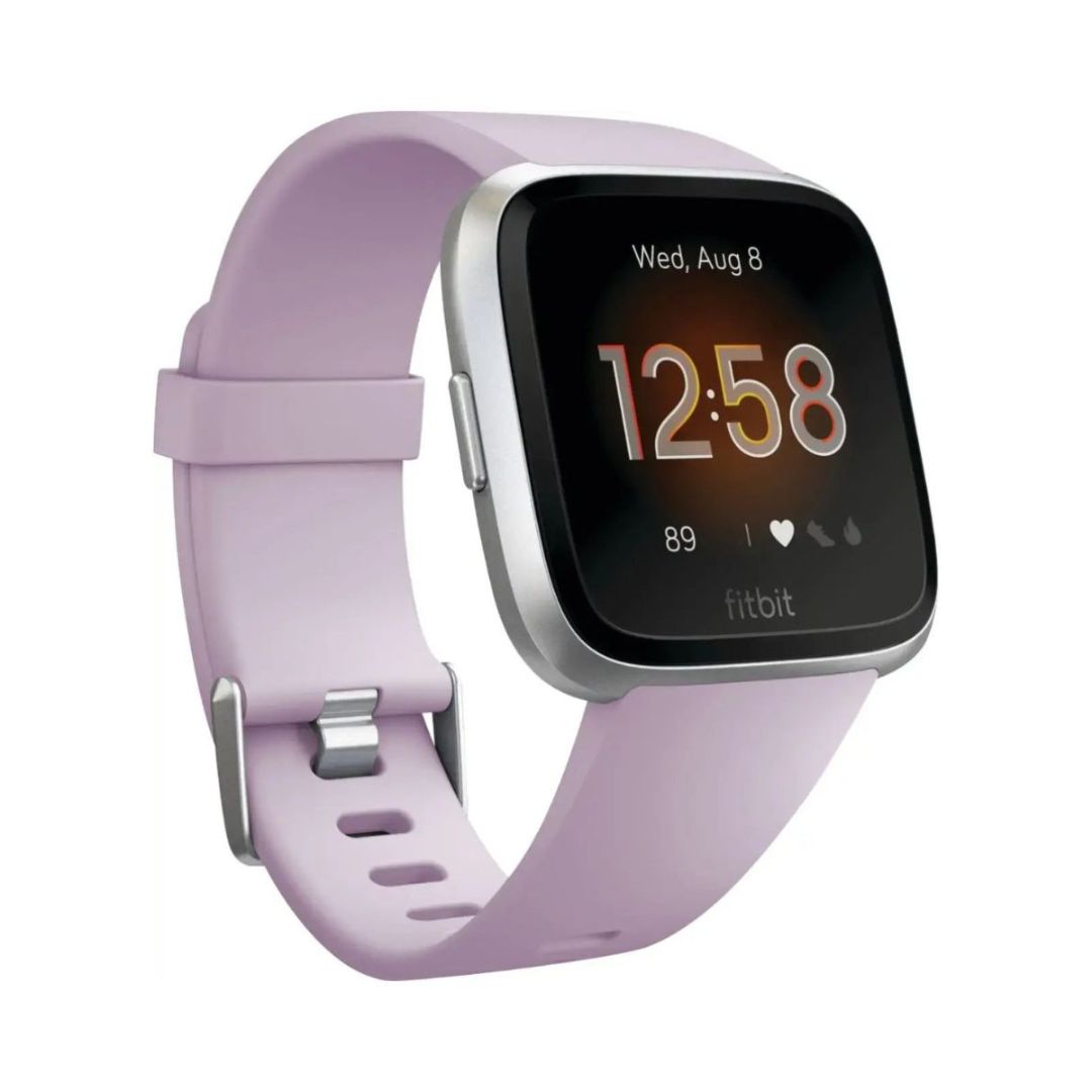 Fitbit Versa Lite Edition Smartwatch – Lilac/Silver – FB415SRLV