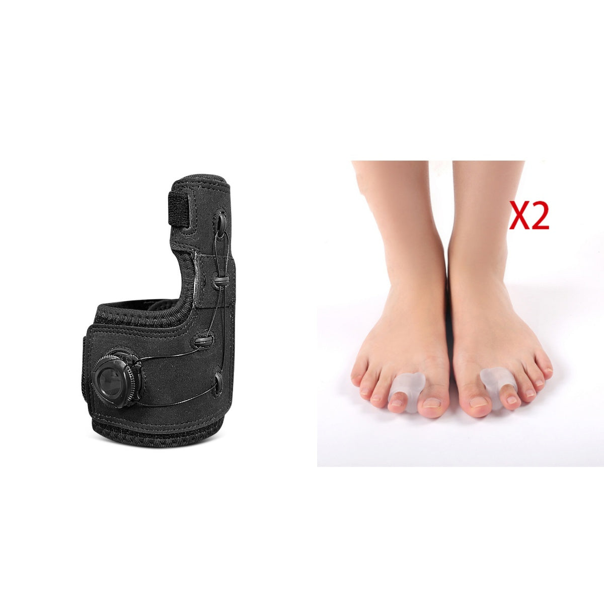 Adjustable Bunion Valgus Corrector Rotatable Toe Valgus Big Toe Straightener Joint Support Bunion Splint Valgus Outdoor