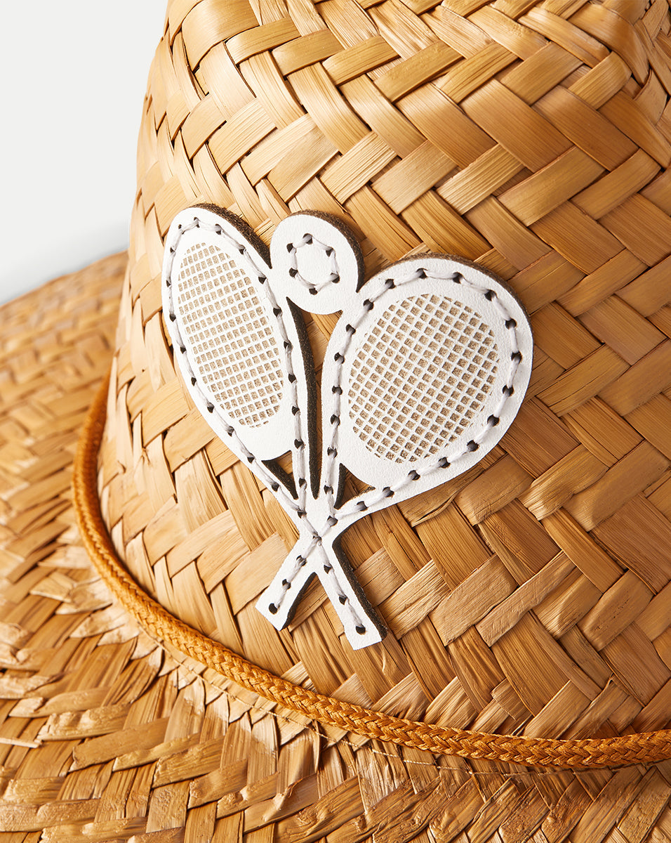 Racquet Straw Hat