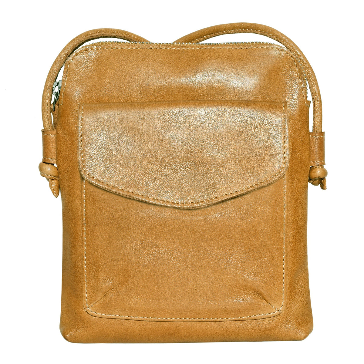 Ezra Leather Crossbody Bag