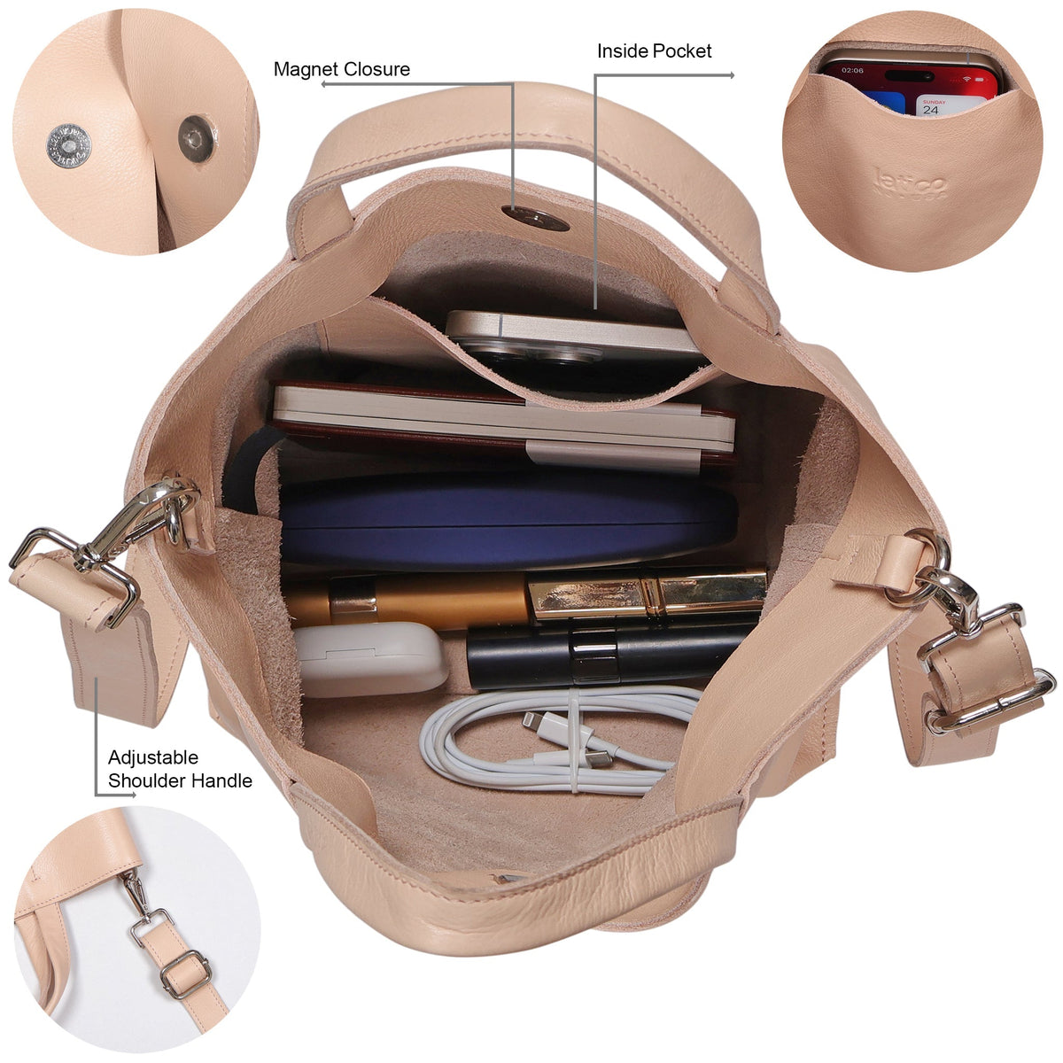 Fiona Leather Crossbody