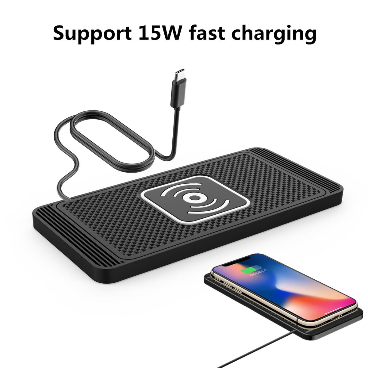 15W Intelligent Automatic Wireless Car Charger