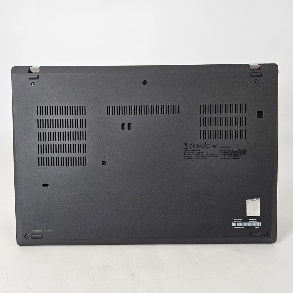 Lenovo ThinkPad T14 Gen 1 Black 1.6 GHz Intel Core i5 10th Gen. 16GB