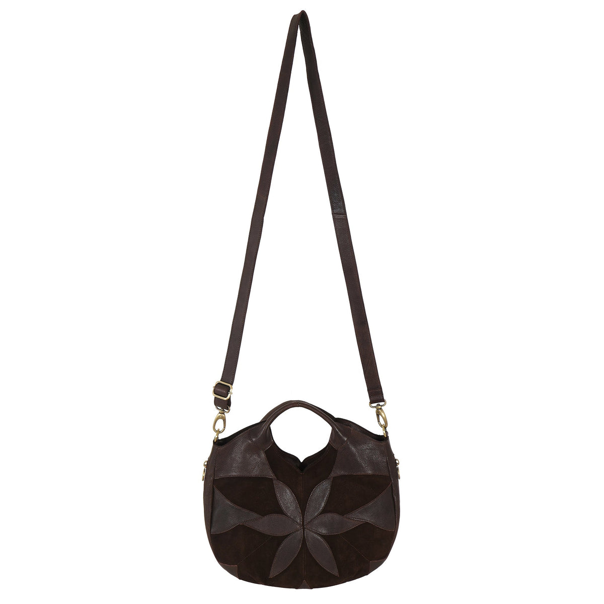 Darby Suede Leather Crossbody Bag