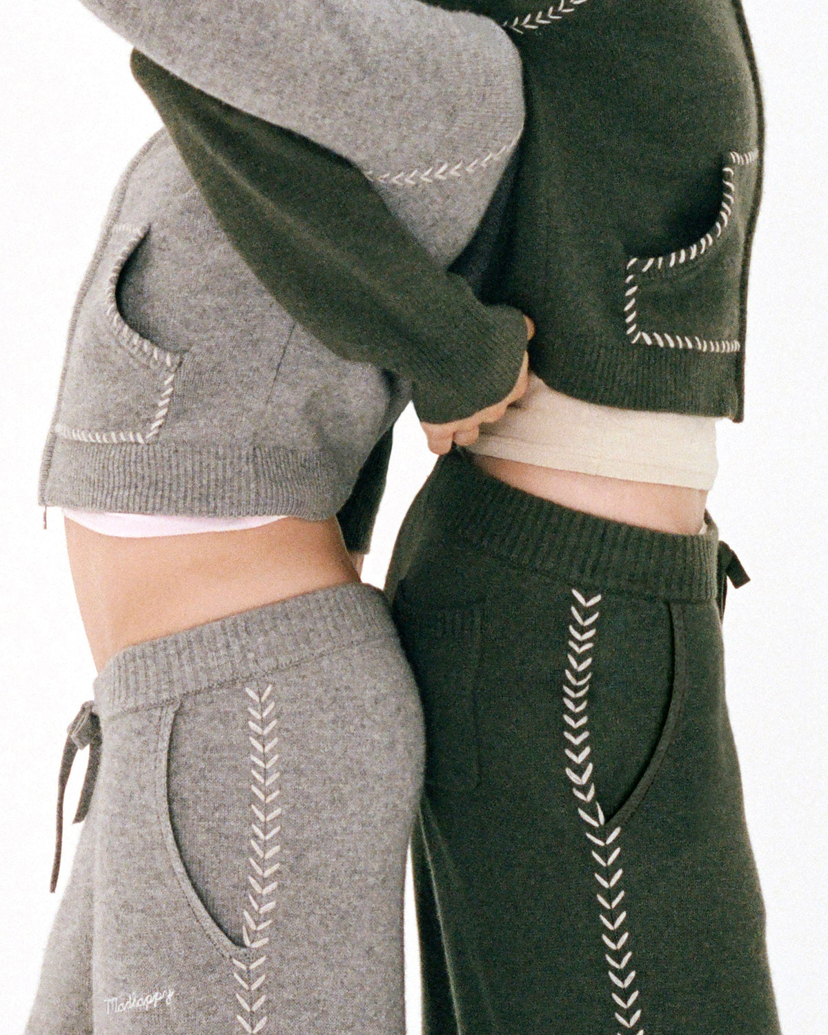 Knit Zip Up Hoodie