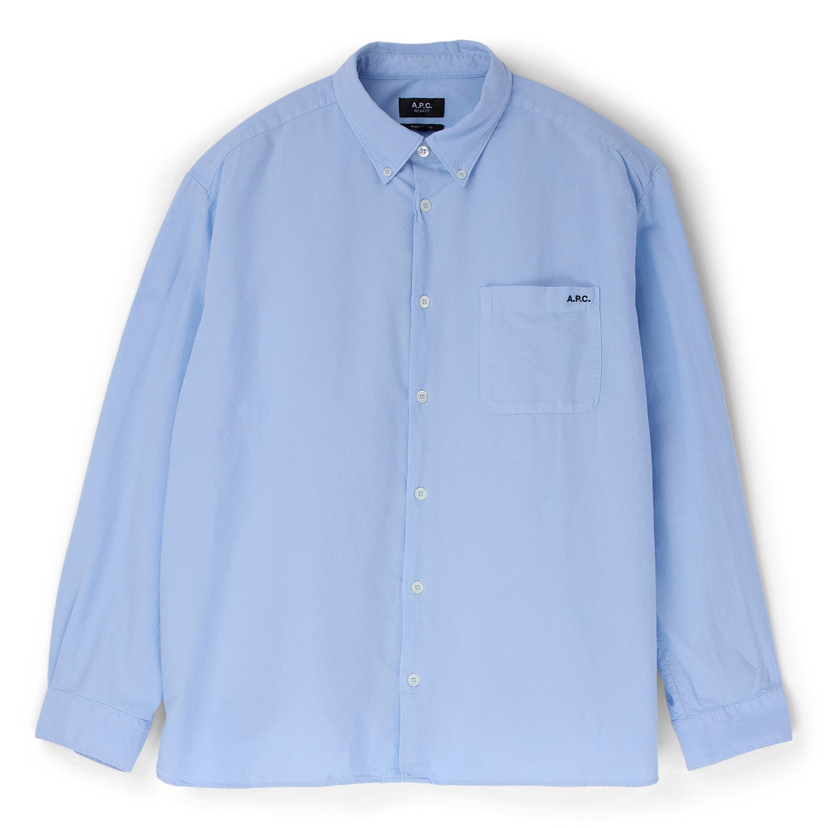 A.P.C. Mateo Logo Shirt (Light Blue)