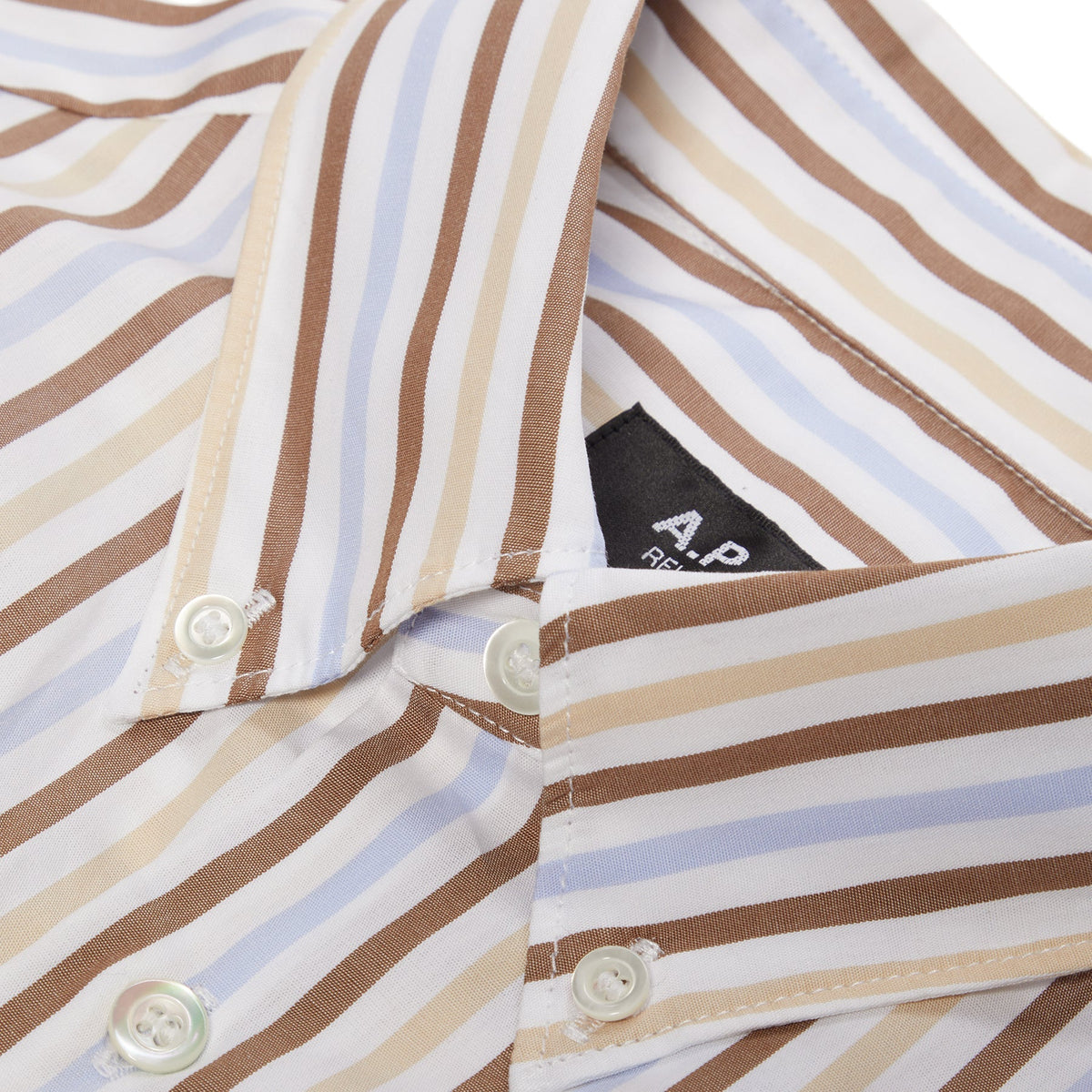 A.P.C. Chemise Mateo Logo (Vanilla)
