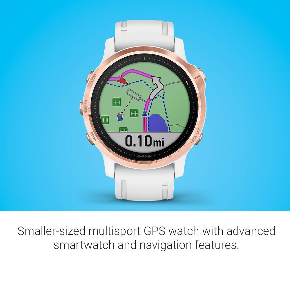 Garmin fēnix 6S Pro Smartwatch 42mm Fiber-Reinforced Polymer Rose Gold - 010-02159-10