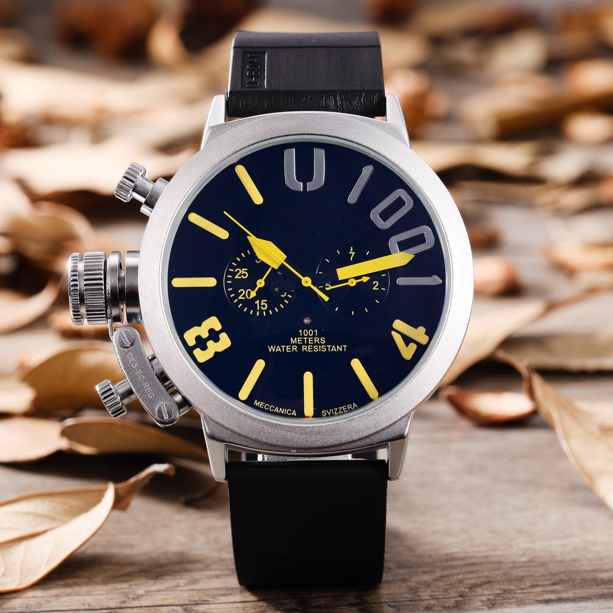Self-Winding Stainless Steel Wristwatch