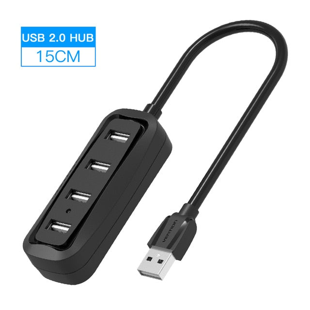 High-Speed USB 3.0 4-Port Hub
