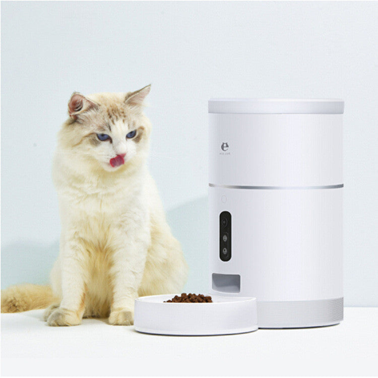 Smart Pet Feeder Bowl with Wide-Angle HD Camera