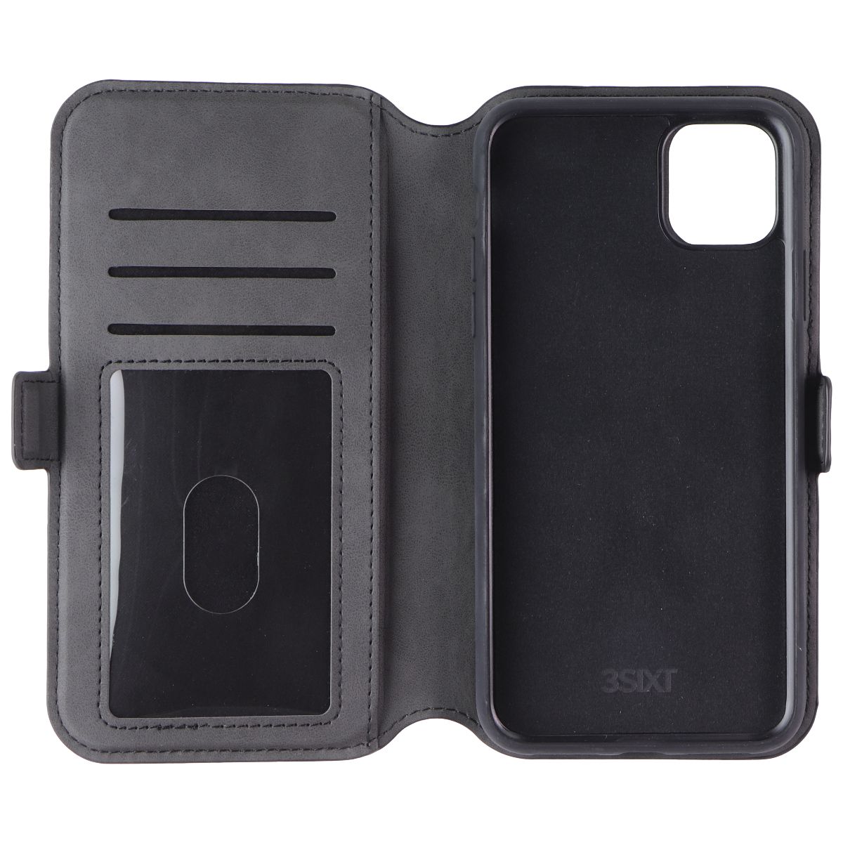 3SIXT NeoWallet Series Folio Case for Apple iPhone 11 Pro Max - Black - New