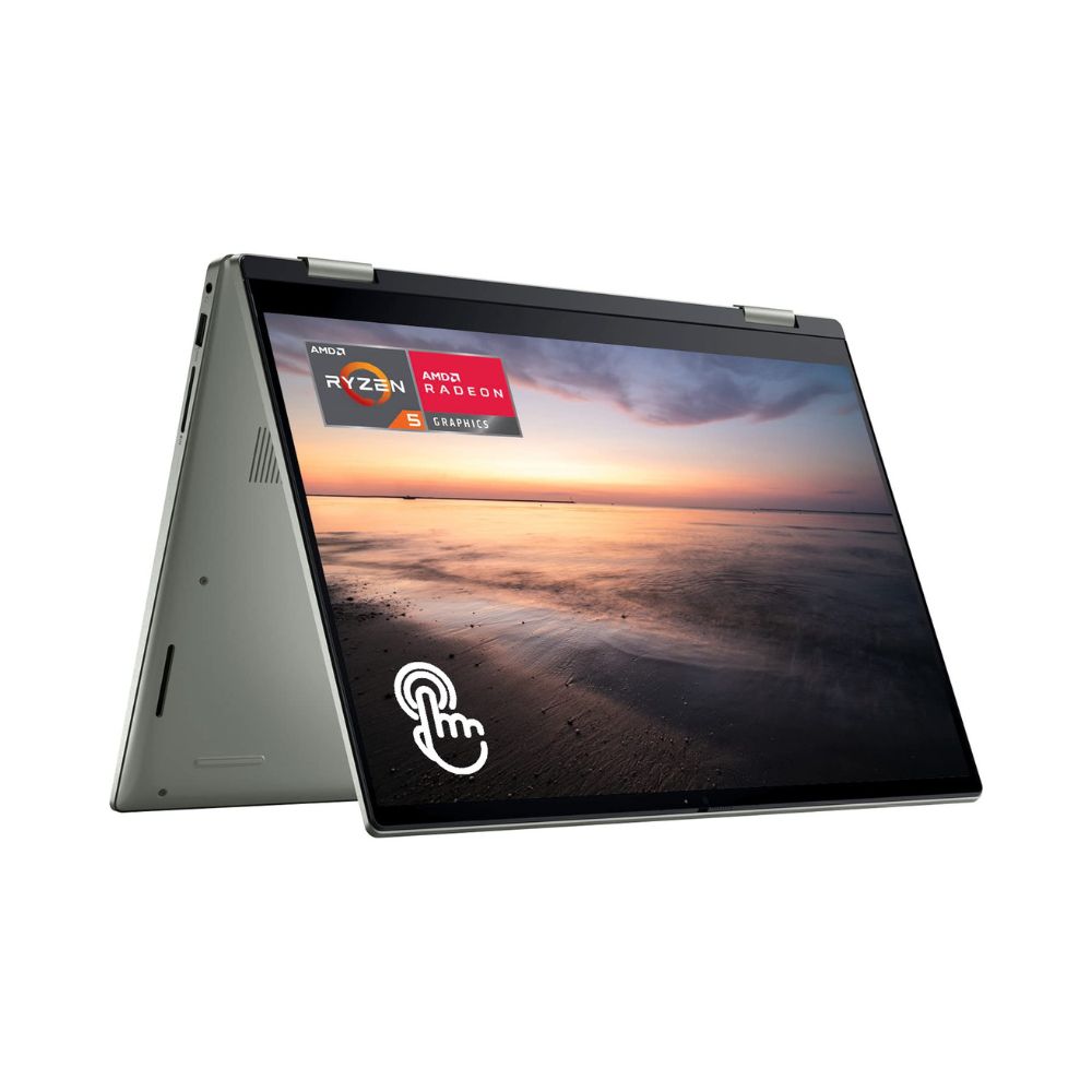 Dell Inspiron 2-in-1 14” FHD+ Touch Laptop – AMD Ryzen 5 5625U – 8GB RAM – 512GB SSD - Pebble Green - i7425-A242PBL-PUS