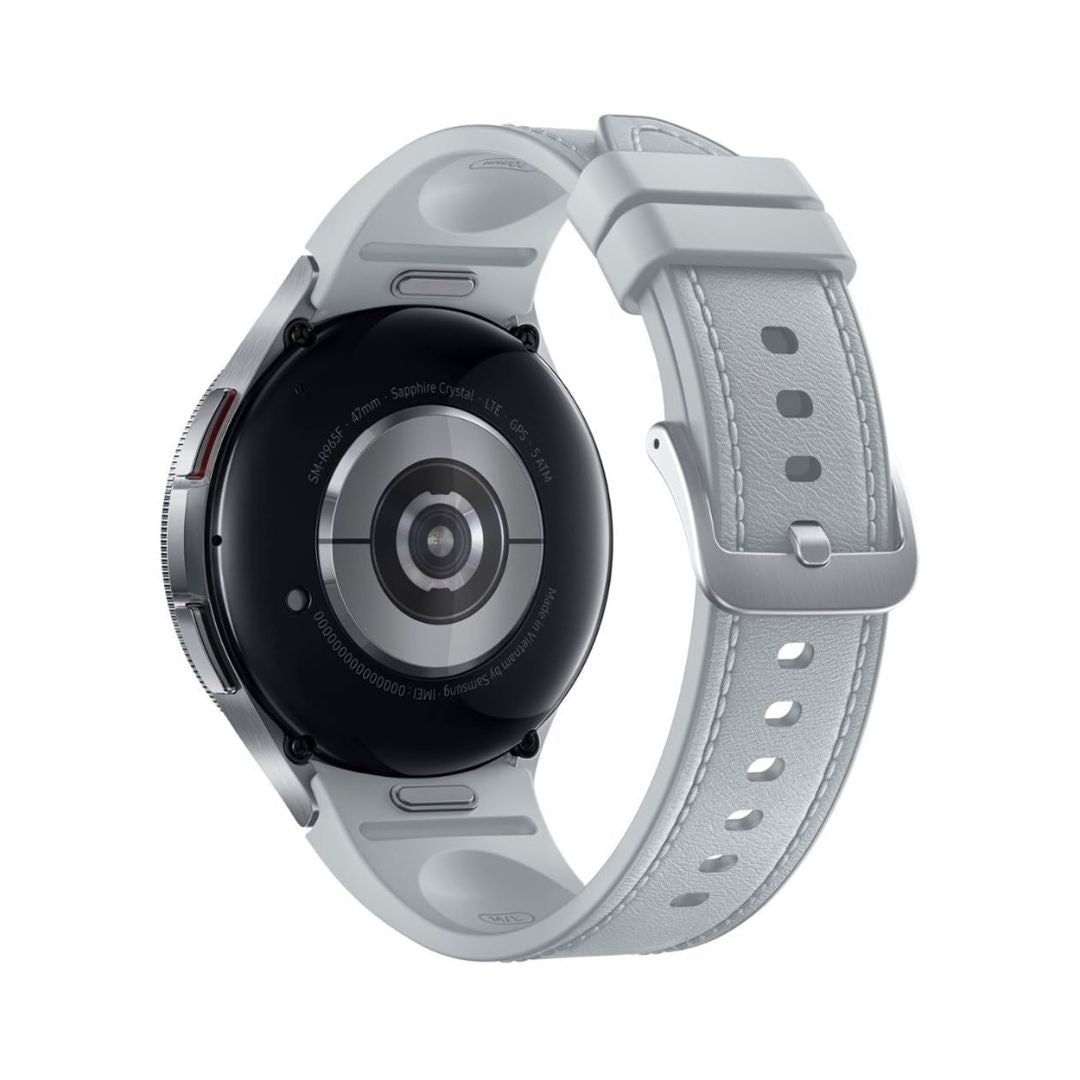 Samsung Galaxy Watch6 Classic Stainless Steel Smartwatch 47mm BT - Silver - SM-R960NZSAXAA