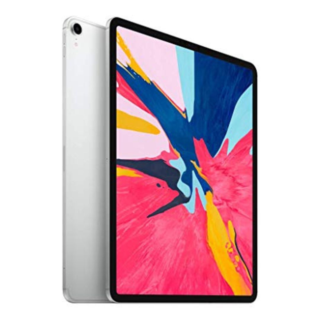 Apple iPad Pro 3rd Gen (12.9 inches, WiFi + Cellular, 64GB) - 2018 - Silver - MTHU2LL/A