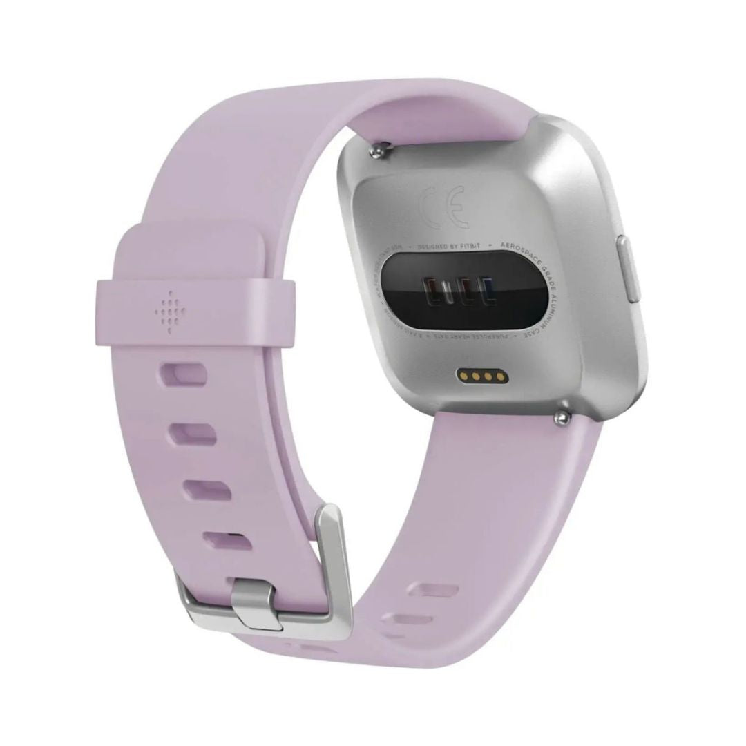 Fitbit Versa Lite Edition Smartwatch – Lilac/Silver – FB415SRLV