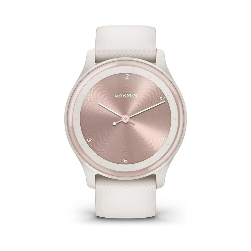 Garmin vívomove Sport 40mm Peach Gold With White Silicone Band - 010-02566-01