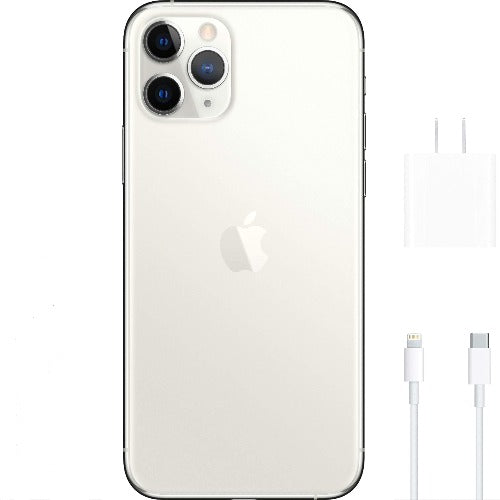 Unlocked - Apple iPhone 11 Pro Max, US Version, 512GB, Silver - MWH92LL/A