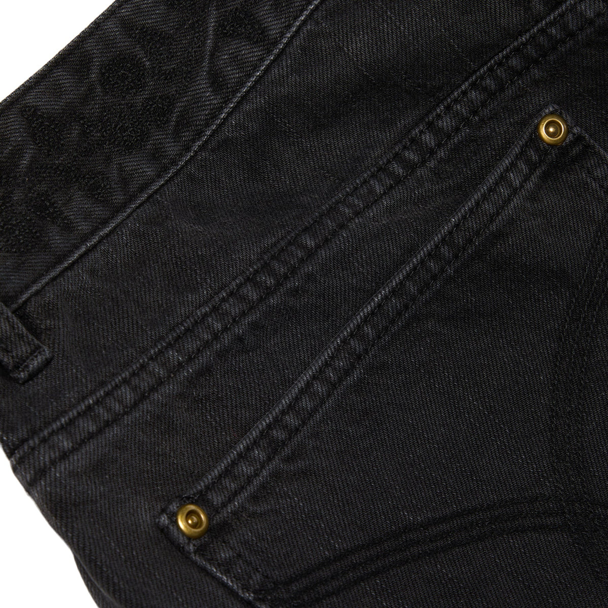 Adidem Asterisks Studded Denim Shorts (Black)